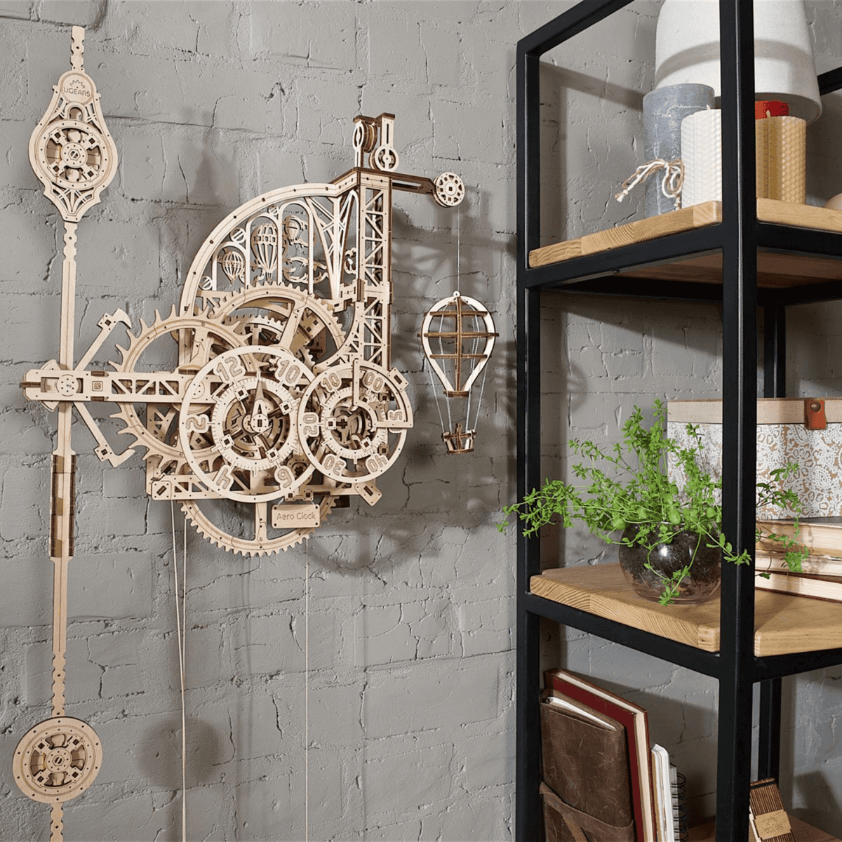 Aero Wall Clock with Pendulum