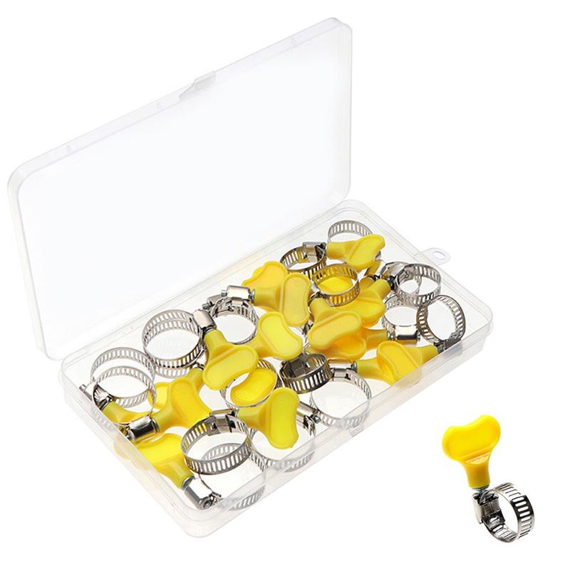 Stainless Steel Hose Clamp Set (20 pieces)