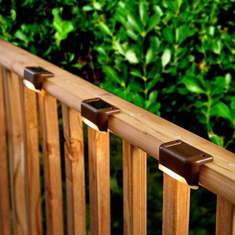 Waterproof Stair Solar Lights for Outdoors (4 pieces)