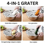 Master Chop - Stylish 3-in-1 Cutting Drawer made of stainless steel
