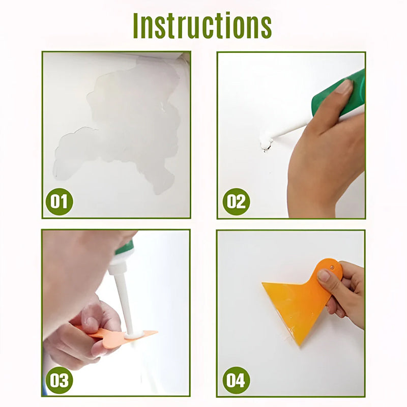 Wall repair mortar repair paste
