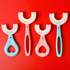 U-shaped toothbrush for children