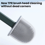 Silicone Toilet Brush | Flexible, Long-Lasting Bristles for Advanced Bathroom Hygiene