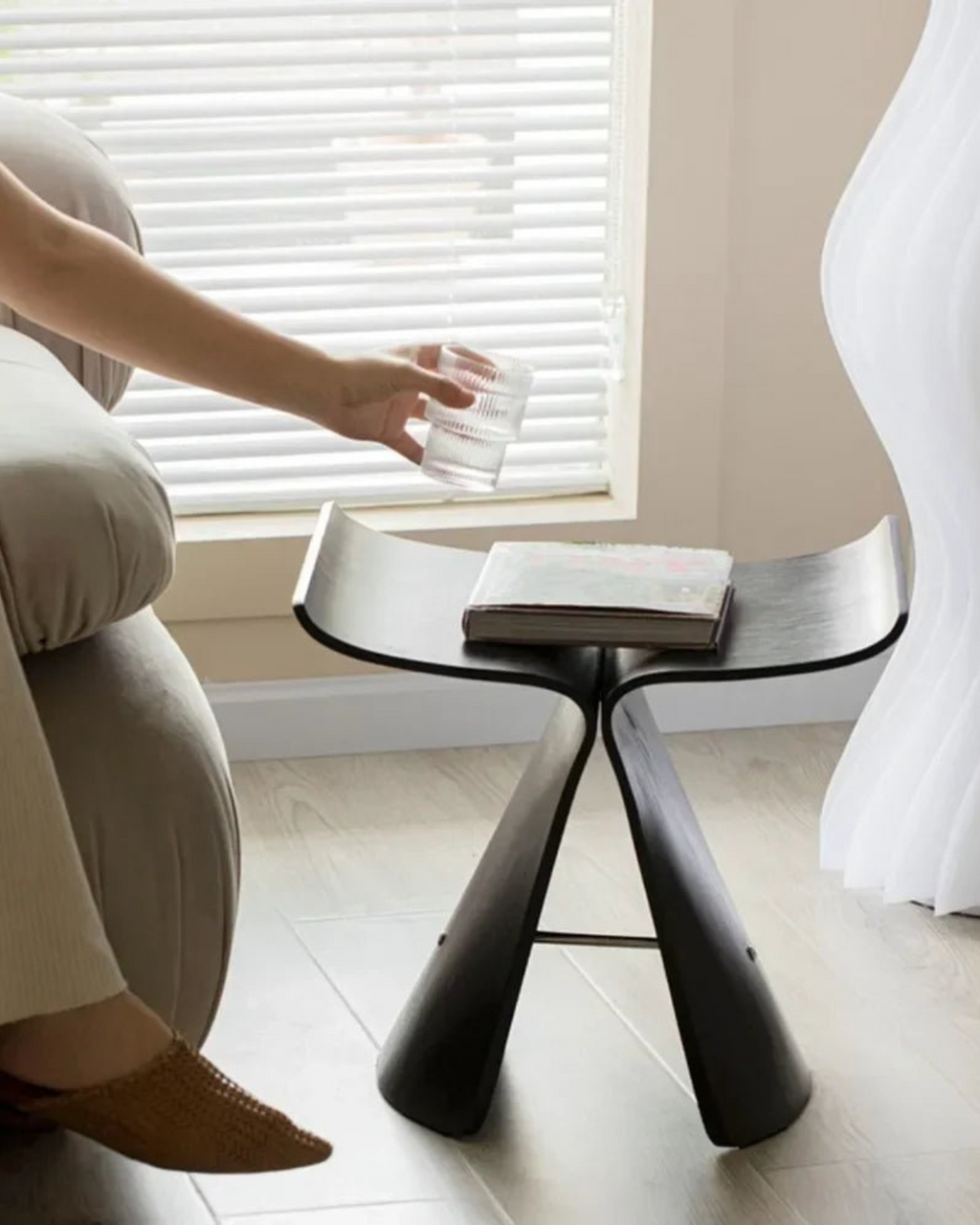 Vintage Butterfly Side Table
