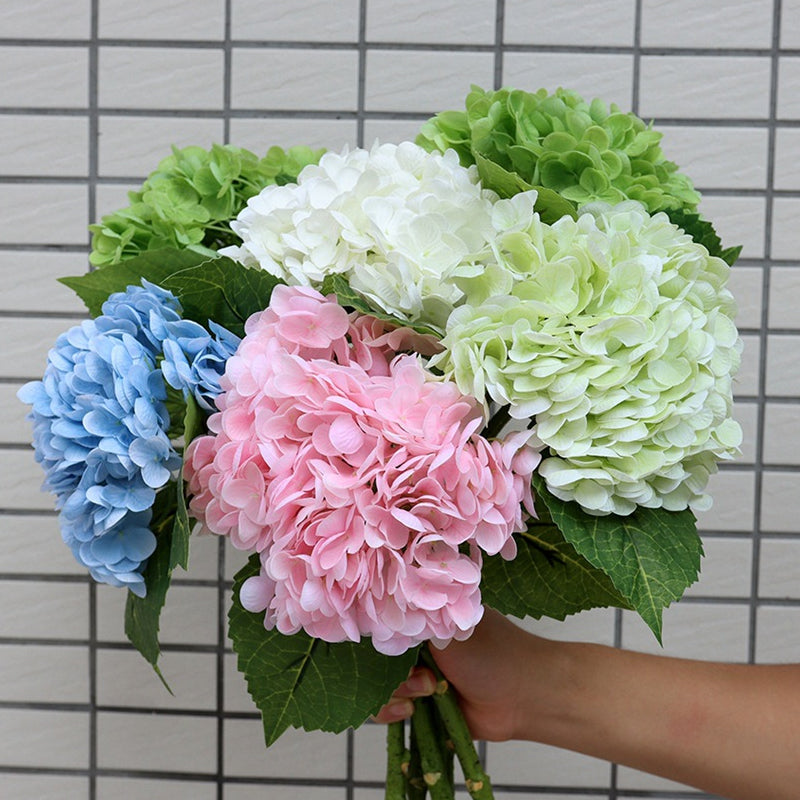 Artificial Hydrangea Flowers Outdoors