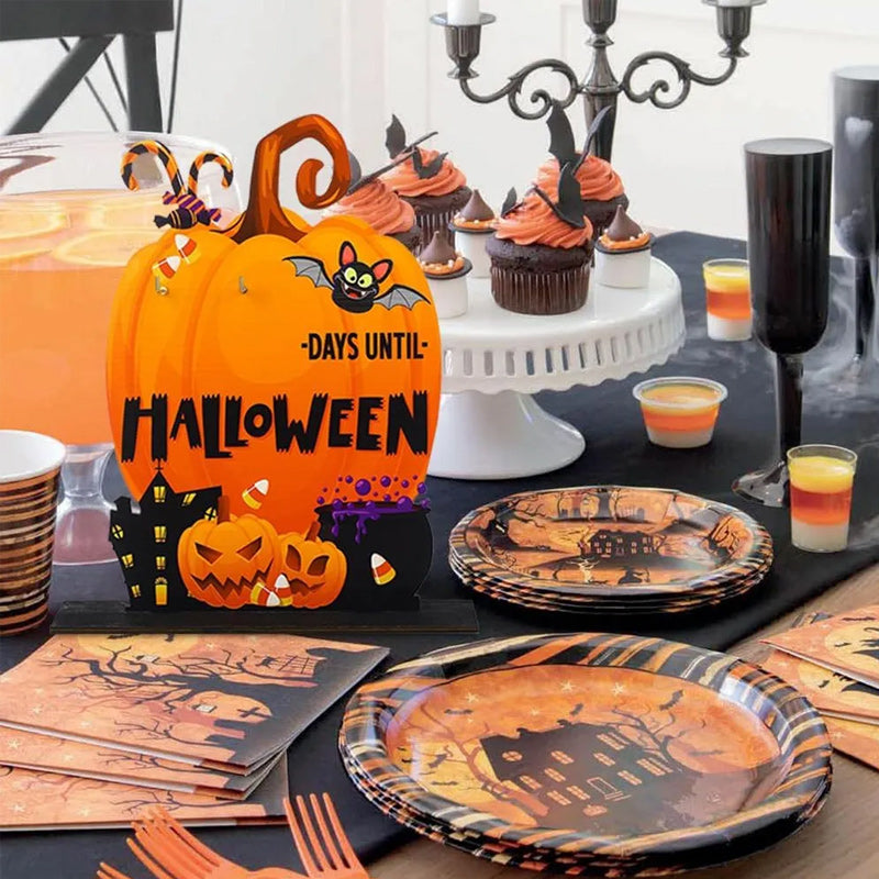 Wood Halloween Advent Calendar