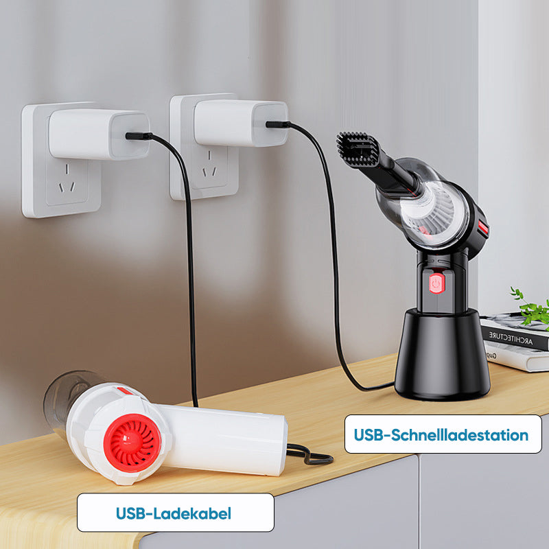 Cordless Rechargeable Multifunctional Handheld Vacuum Cleaner for Cars and Households