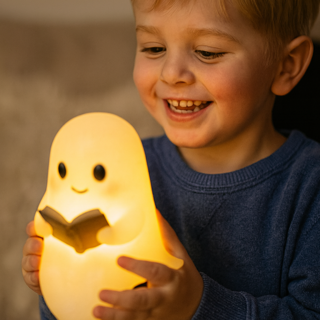 NightSpirit Lamp – Handmade Decorative Night Light with Warm Light