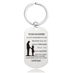 Mother's Day Engraving Metal Keychain with Box