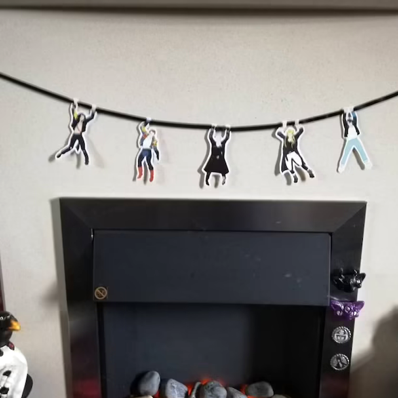 Halloween Santa Carla Vampire Garland Horror Decoration