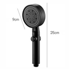 HydroFlow Spa Showerhead Water-Saving Adjustable Features