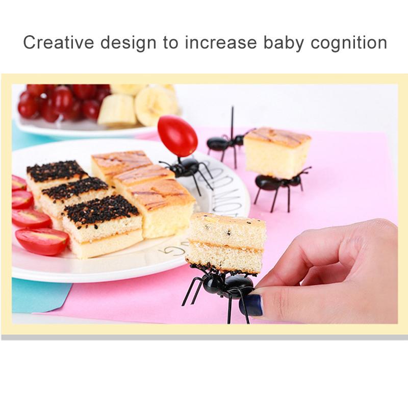 Busy Ants Move Fruit Fork