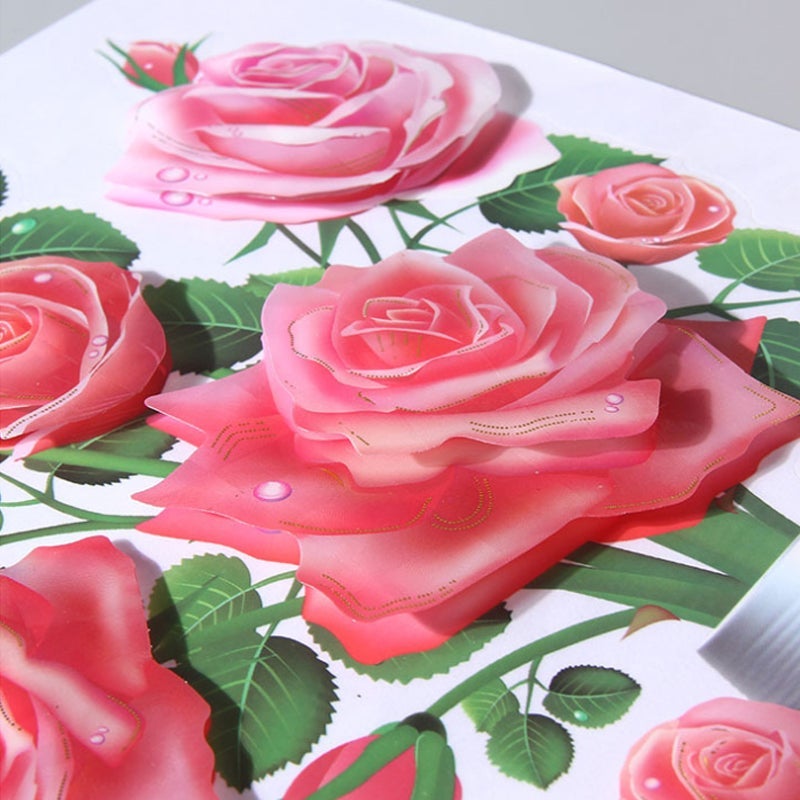 DIY Plant Vase 3D Stereo Sticker Self-Adhesive