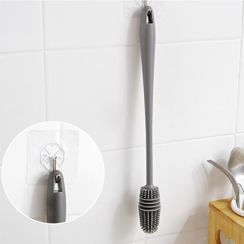 Allround bottle cleaning brush and cup brush