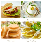 Four-hole egg pan, breakfast omelette household frying pan non-stick pan