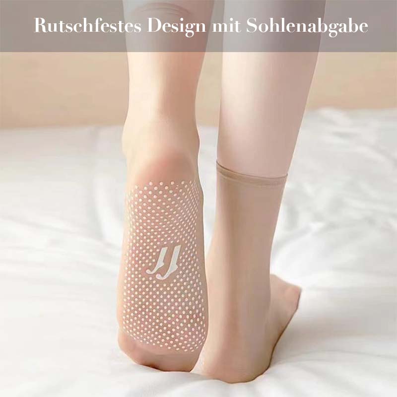 Invisible, non-slip crystal silk socks for spring and summer