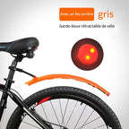 Retractable bike fender