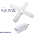 Foldable deformable universal garage lamp