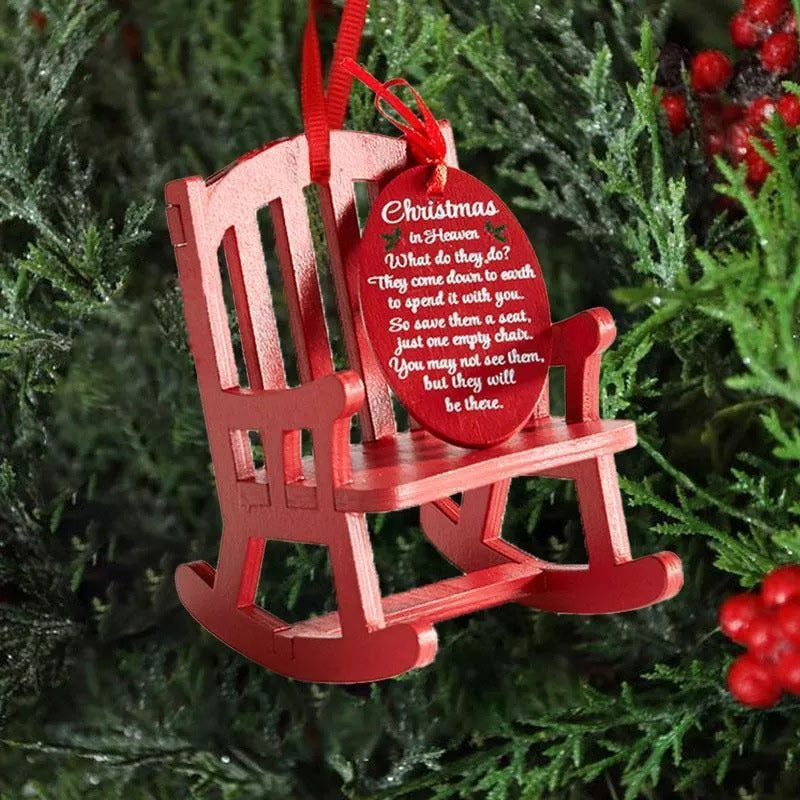 Christmas in Heaven Rocking Chair Ornaments