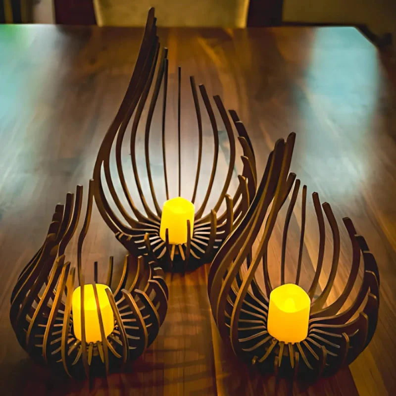 GlimmerDrop Candle Holder