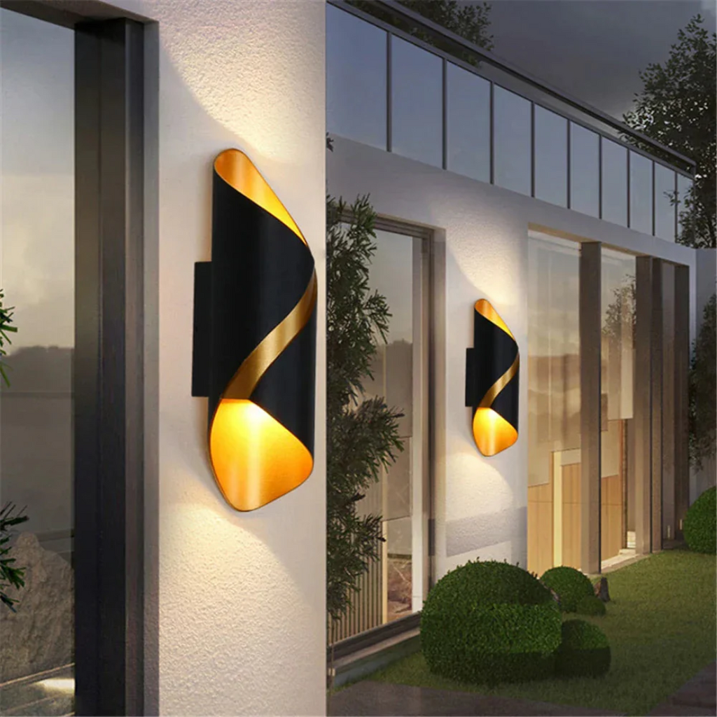 Glowing Outdoor Wall Lamp