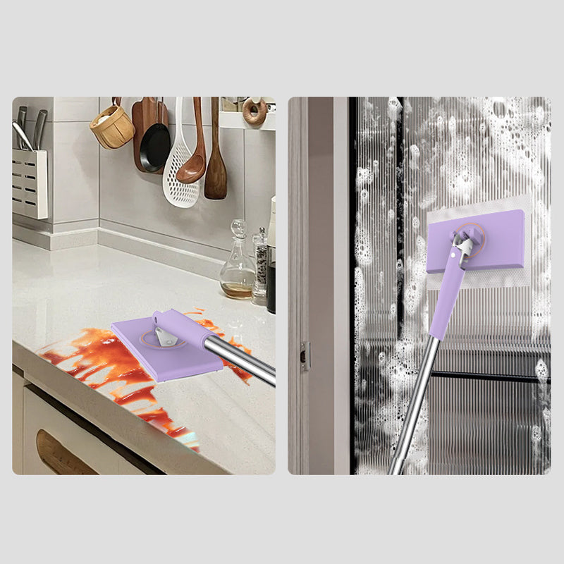 Mini Mop with Dust Cloth Clip