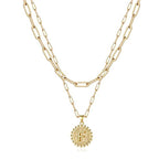 Golden Initial Necklaces for Women