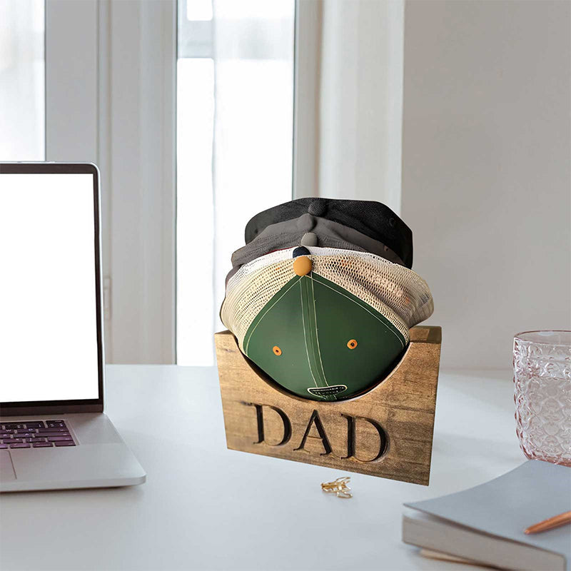 Father Wood Hat Holder