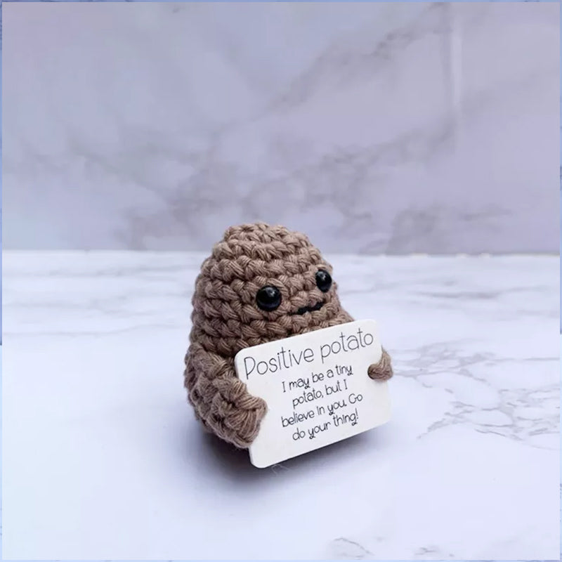 Funny Gift Knit Positive Potato