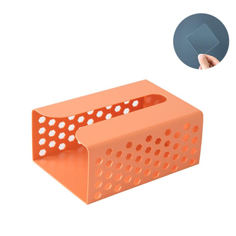 Wall-mounted hollow tissue box