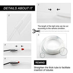 5 in 1 6.2M RGB LED Light Sound Active Car Interior Light