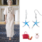 Starfish Earrings with Rings