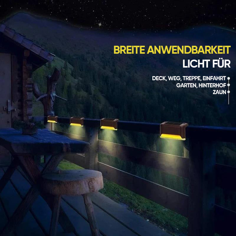 Solar outdoor step lights (4 pcs)