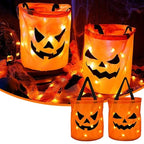 Personalized glowing pumpkin bag