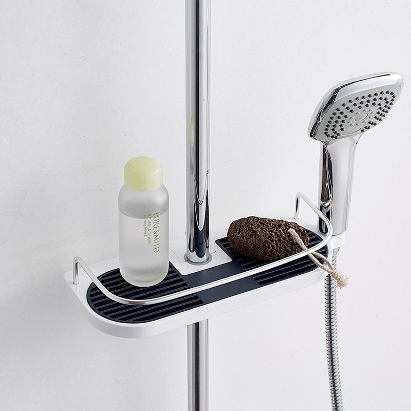Multifunctional shower shelf