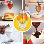 Stylish Honey Dispenser with Drip-Free Technology – Precise Dispensing without Spillage
