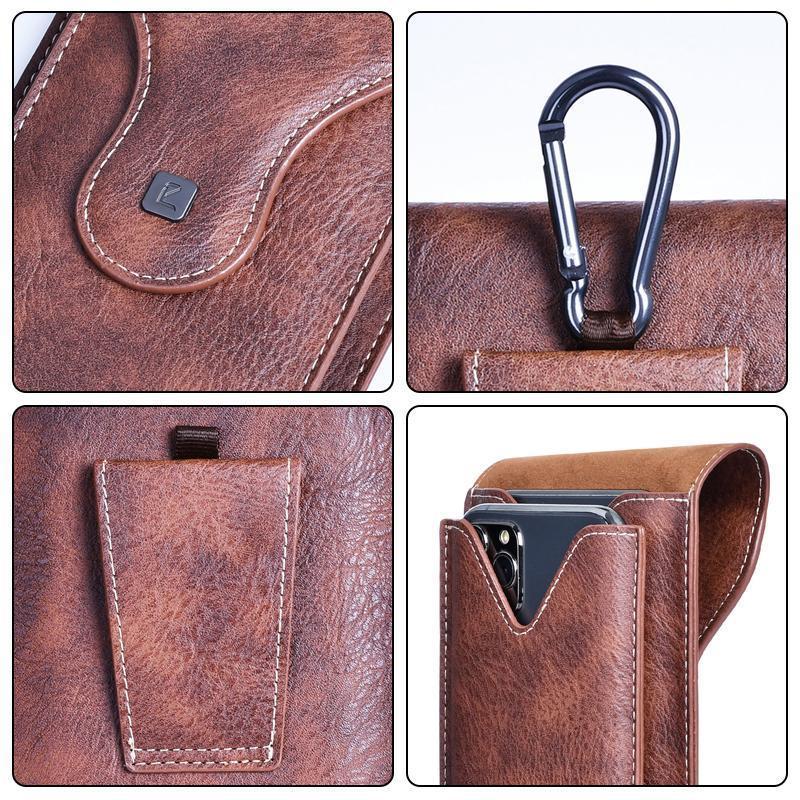 Tote bag for mobile phones in retro style