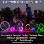 Bicycle tire lights strip