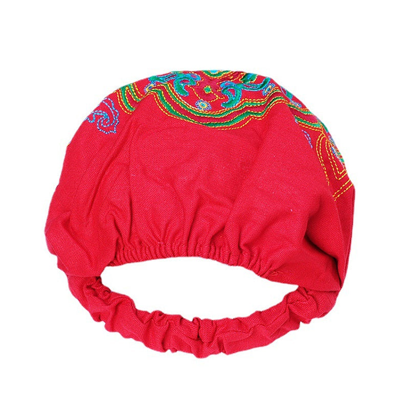Ethnically embroidered turban