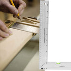Aluminum alloy triangle and square ruler