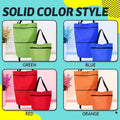2 In 1 Folding Shopping Cart Tote Bag