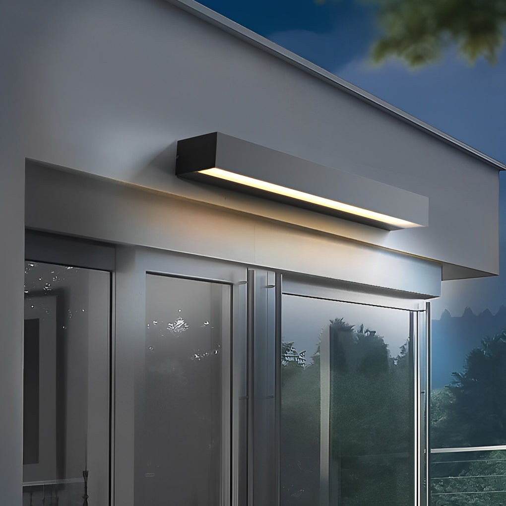 Minimalist Black Waterproof LED Strip for Facade Lighting