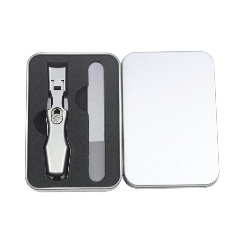 Portable ultra-sharp stainless steel nail clippers