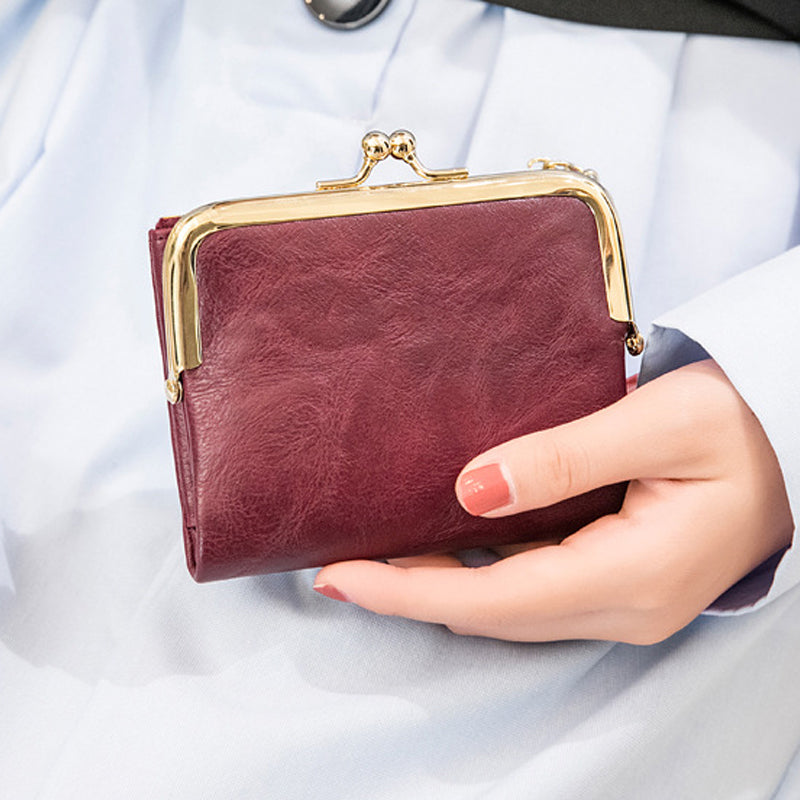 Mini Fashion Women's Square Short Wallet