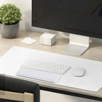 Keyboard wrist rest with desk divider box