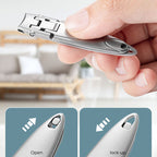 Ultra-slim portable nail clipper