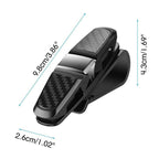 Sunglasses holder for car visor