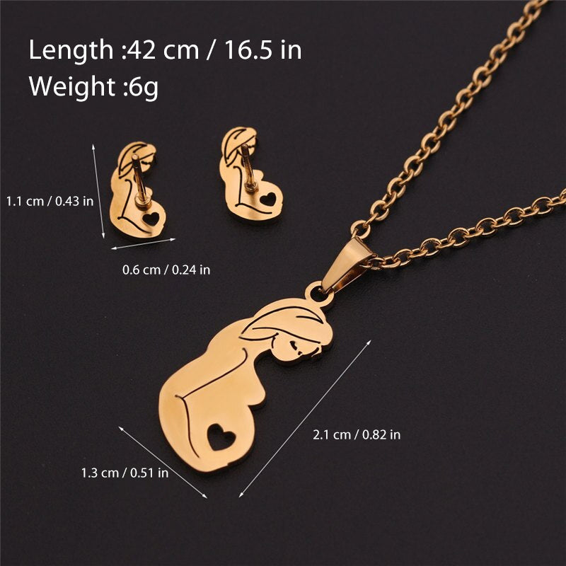 Jewelry set for the mother