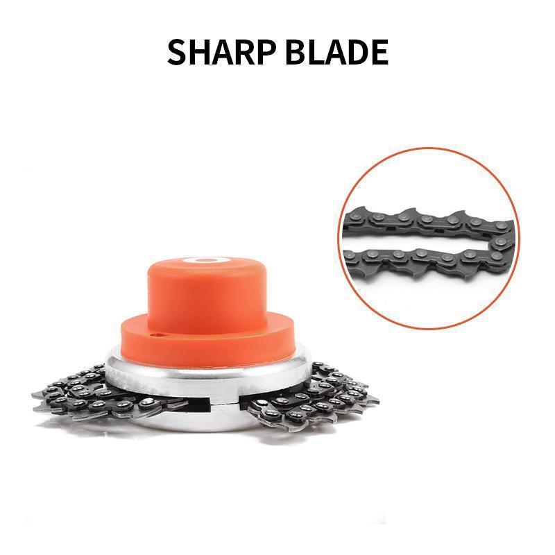 Garden lawn stainless steel chain cutter head