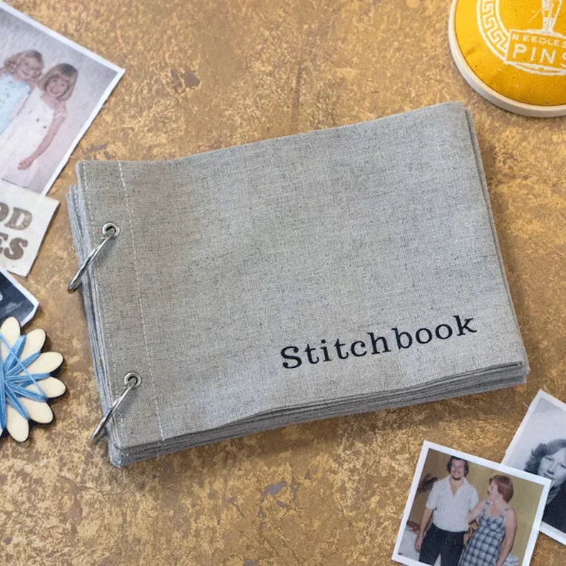 White Fabric Sketchbook